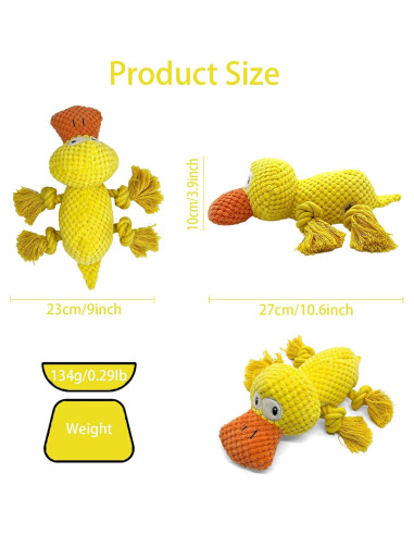 Juguete de Peluche para Perros AIMETING 27x23x10 cm Duradero