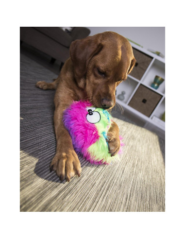 Juguete de Peluche para Perros goDog Furballz Arcoíris Grande