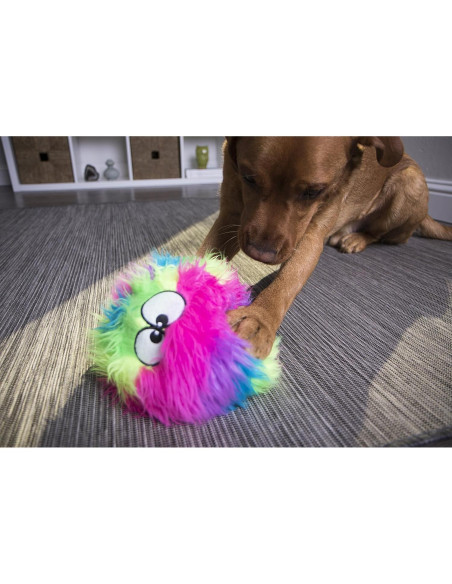 Juguete de Peluche para Perros goDog Furballz Arcoíris Grande