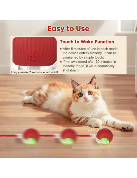 Bola Interactiva para Gatos y Perros Utroni RXDM1 6,5cm