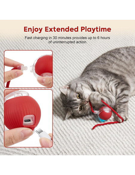 Bola Interactiva para Gatos y Perros Utroni RXDM1 6,5cm