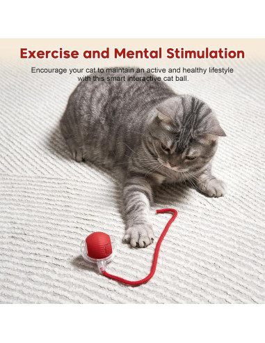 Bola Interactiva para Gatos y Perros Utroni RXDM1 6,5cm