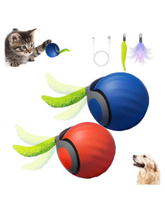 Juguetes Interactivos para Gatos Speedy 2.0 Azul y Naranja