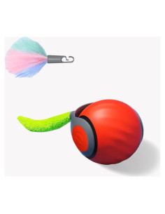 Pelota Interactiva para Gatos Genérica Rosa 5cm Automática