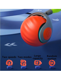 Pelota Interactiva para Gatos Genérica Rosa 5cm Automática 2