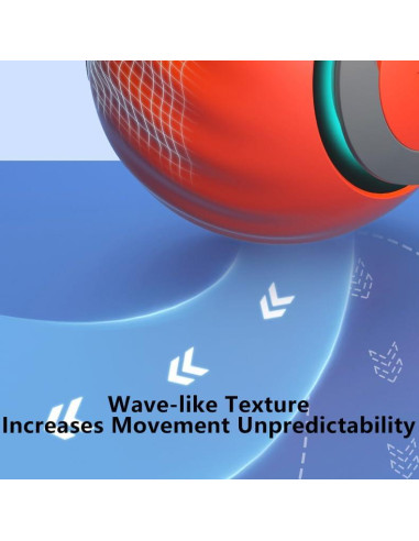 Pelota Interactiva para Gatos Genérica Rosa 5cm Automática