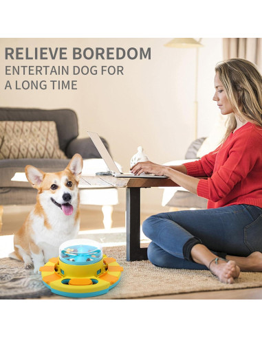 Rompecabezas para Perros Aluckmao Azul 26x10.8cm Estimulante