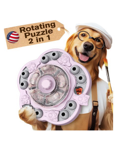 Juguete Rompecabezas para Perros KADTC Rosa 3 en 1 Estimulante