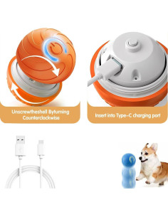 Pelota Saltarina Inteligente para Perros Duraspin 0.14 kg 2