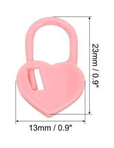 Marcadores de Puntos de Crochet PATIKIL - 100 Unidades Rosa 2