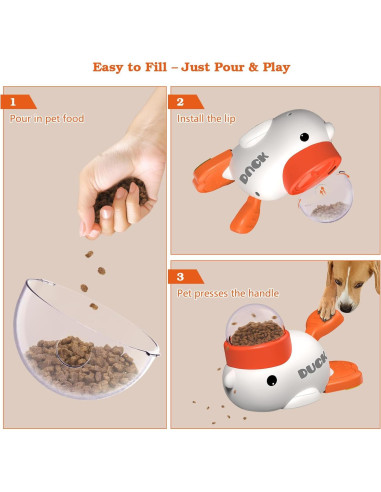 Juguete dispensador de golosinas para perros SUITCHI 13.97x8.38cm