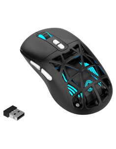Ratón Gaming Inalámbrico FD M02 RGB 10000 DPI Recargable