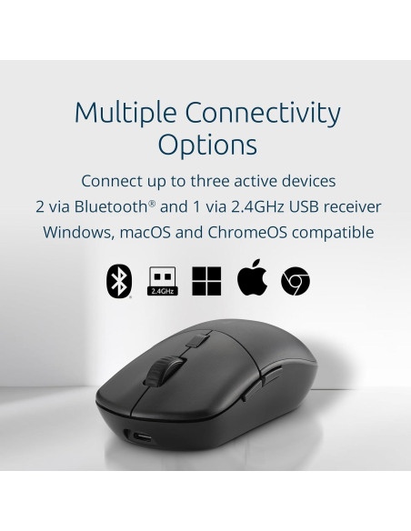 Ratón Recargable Kensington MY430 Multi-Dispositivo Negro