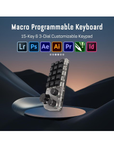 Teclado Mecánico Programable Sanpyl 15 Teclas 3 Perillas 2