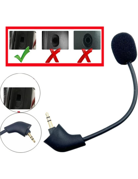 Micrófono de Reemplazo HyperX Cloud 2 II 3.5mm Cancelación Ruido