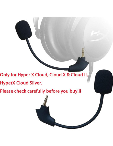 Micrófono de Reemplazo HyperX Cloud 2 II 3.5mm Cancelación Ruido