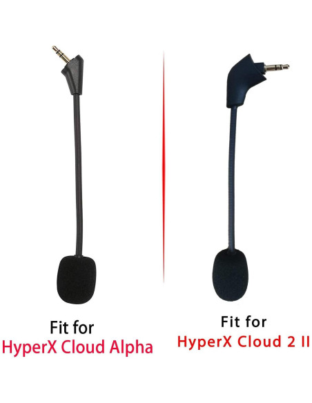 Micrófono de Reemplazo HyperX Cloud 2 II 3.5mm Cancelación Ruido
