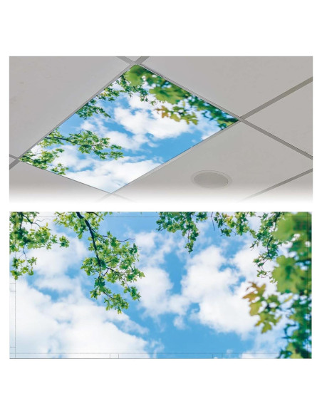 Filtros de Luz Fluorescente Magnéticos RoseFace 2 Pcs 121x61 cm