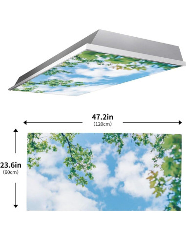 Filtros de Luz Fluorescente Magnéticos RoseFace 2 Pcs 121x61 cm