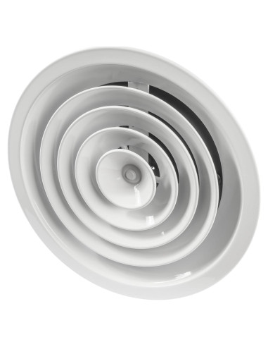 Difusor de Techo Redondo Repa Market 10" Aluminio Blanco