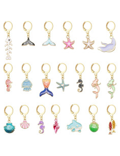 Marcadores de Puntos de Ganchillo Julie Wang 20 Piezas Esmalte