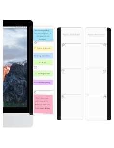 Tablero de Memoria Acrílico Edooi para Monitor 2 Pcs