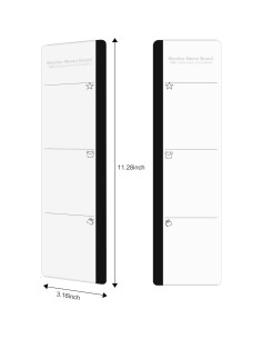 Tablero de Memoria Acrílico Edooi para Monitor 2 Pcs 2