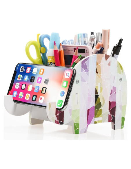 MOKANI Organizador de Escritorio Elefante Multi-funcional 11x18cm
