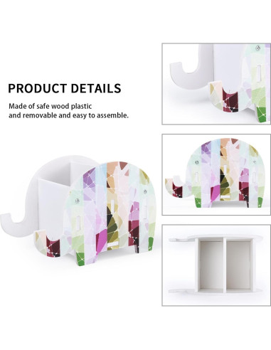 MOKANI Organizador de Escritorio Elefante Multi-funcional 11x18cm