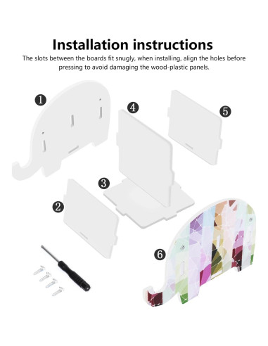 MOKANI Organizador de Escritorio Elefante Multi-funcional 11x18cm