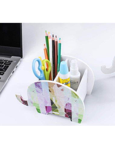 MOKANI Organizador de Escritorio Elefante Multi-funcional 11x18cm
