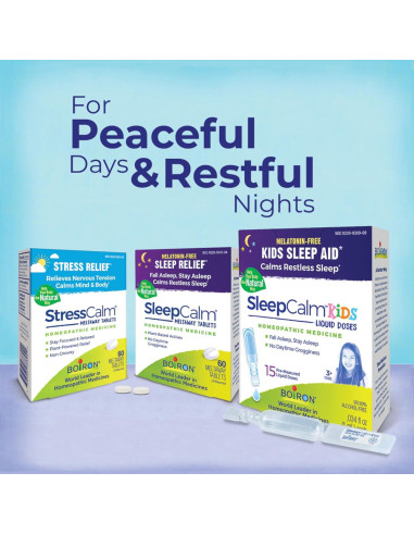 Boiron StressCalm 60 tabletas disolventes para estrés