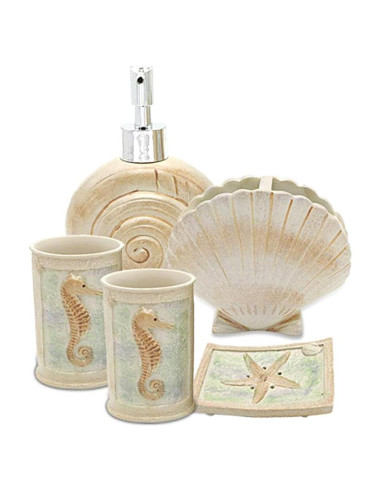 Conjunto de Accesorios de Baño HotSan 5 Piezas Resina