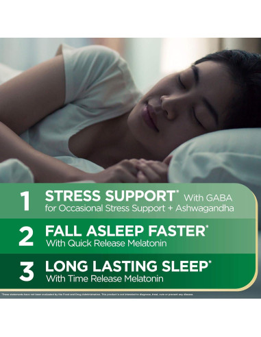 Suplemento Melatonina Nature's Bounty Sleep3 10mg 28 Tabletas