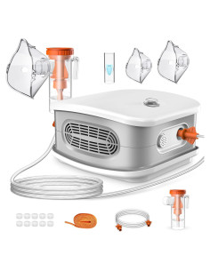 Nebulizador Portátil BUYDIF con 2 Máscaras y Boquilla