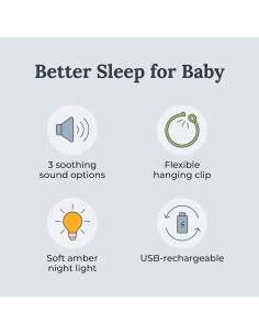 Yogasleep Hushh Máquina de Sonido Blanco Portátil para Bebés 2