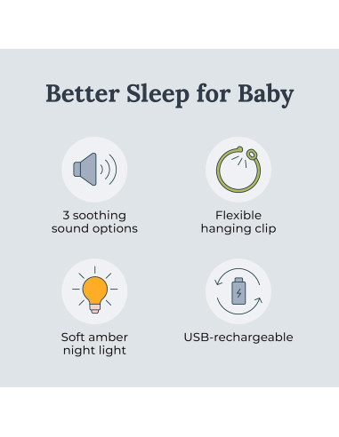 Yogasleep Hushh Máquina de Sonido Blanco Portátil para Bebés