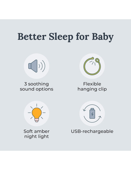 Yogasleep Hushh Máquina de Sonido Blanco Portátil para Bebés