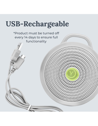 Yogasleep Hushh Máquina de Sonido Blanco Portátil para Bebés