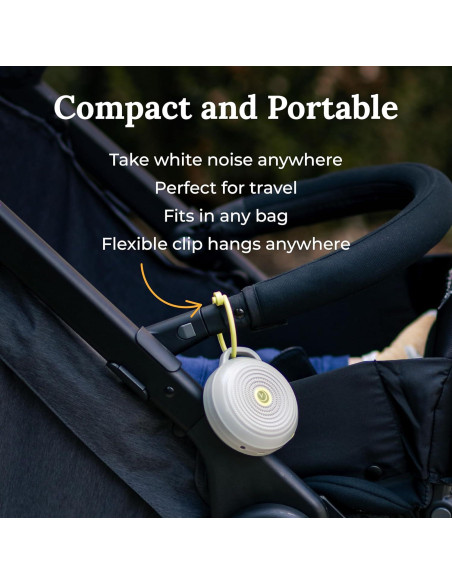 Yogasleep Hushh Máquina de Sonido Blanco Portátil para Bebés