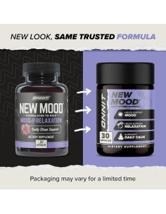 Cápsulas ONNIT New Mood 30 Conteos - Suplemento Estrés y Sueño 2