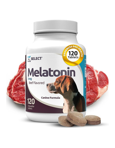 K9 Select Melatonina para Perros Pequeños - 120 Tabletas