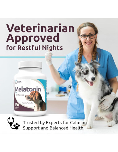 K9 Select Melatonina para Perros Pequeños - 120 Tabletas