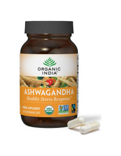 Cápsulas de Ashwagandha ORGANIC INDIA - 60 Veganas Sin Gluten