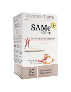 Suplemento SAM-e Nature's Trove 400mg 30 Tabletas Veganas