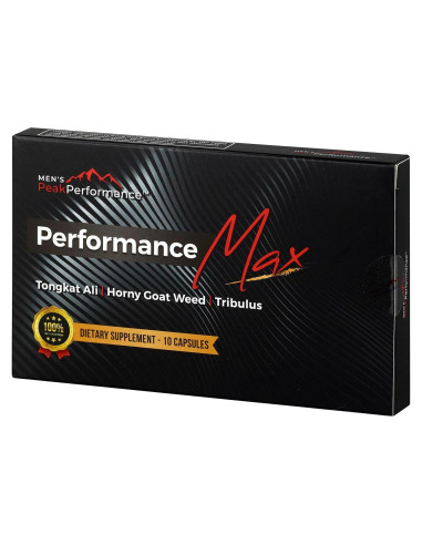 Suplemento PerformanceMax EnduraLife 10 Cápsulas Energía Masculina