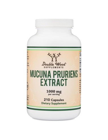 Cápsulas de Mucuna Pruriens Double Wood 210 Unidades 1000mg