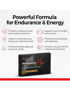 Suplemento PerformanceMax EnduraLife 10 Cápsulas Energía Masculina 2