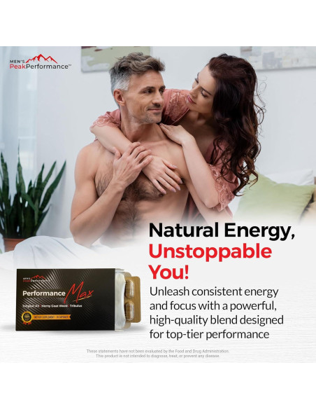 Suplemento PerformanceMax EnduraLife 10 Cápsulas Energía Masculina