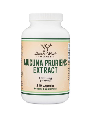 Cápsulas de Mucuna Pruriens Double Wood 210 Unidades 1000mg